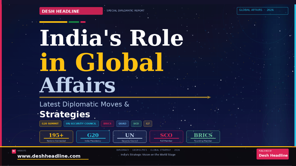 You are currently viewing India’s Role in Global Affairs: Latest Diplomatic Moves and Strategies
