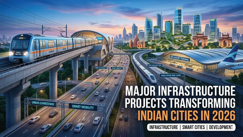 You are currently viewing Major Infrastructure Projects Transforming Indian Cities in 2026