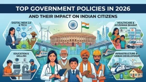 Read more about the article Top Government Policies in 2026 and Their Impact on Indian Citizens